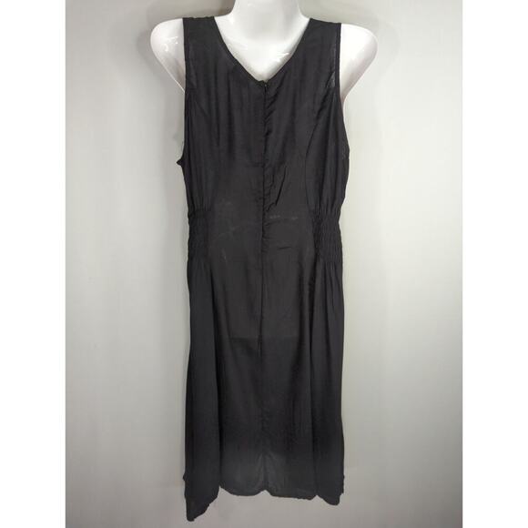 Mexicali Blues Smocked Scoop Neck Mini Dress Black Women XL NWT Bohemian Coastal - Picture 7 of 12